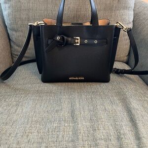 Michael Kors Black Leather Handbag